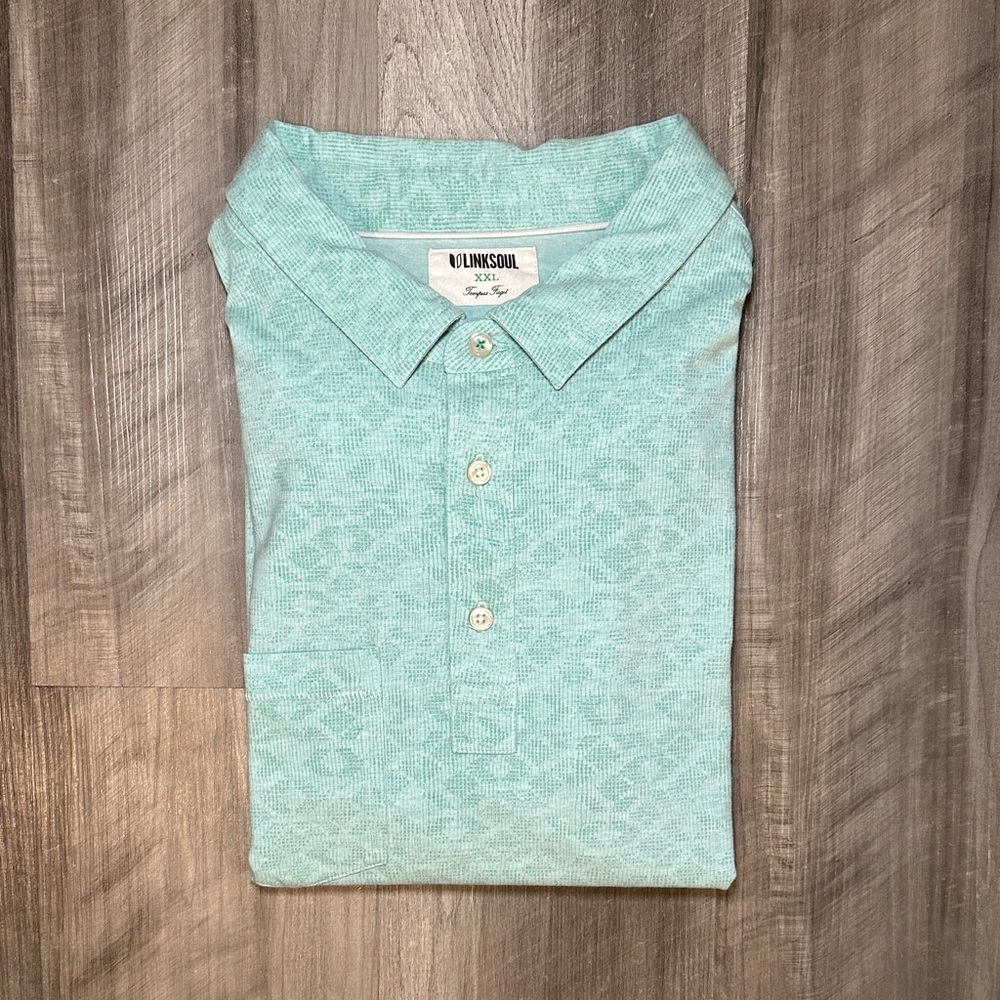 Linksoul Tempus Fugit Performance Pocket Golf Polo - 2XL
